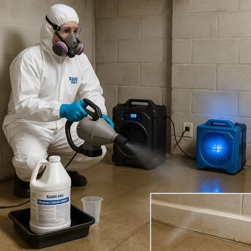 Sanitization and Odor Removal process in East Longmeadow, MA