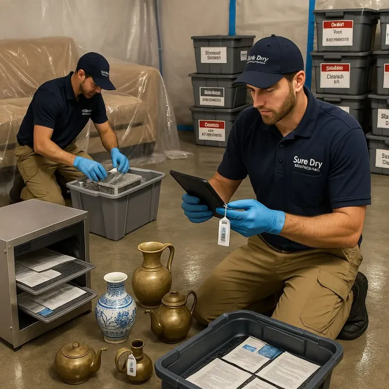 Content Protection and Restoration process in East Longmeadow, MA