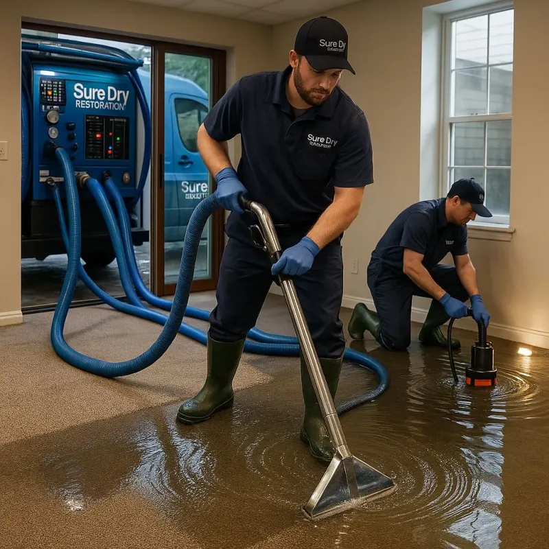 Water Extraction and Removal process in East Longmeadow, MA